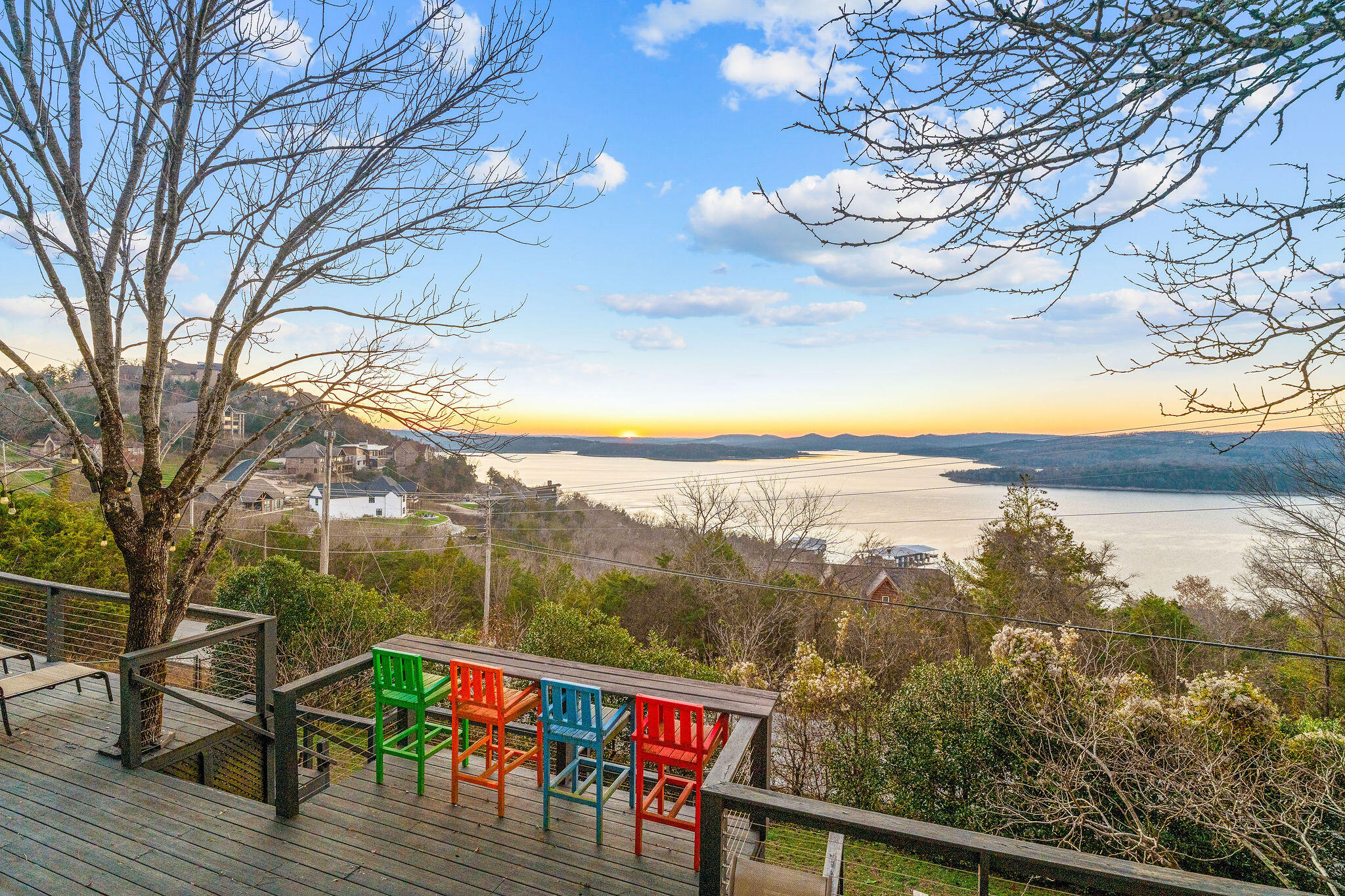Stunning View from the back porch