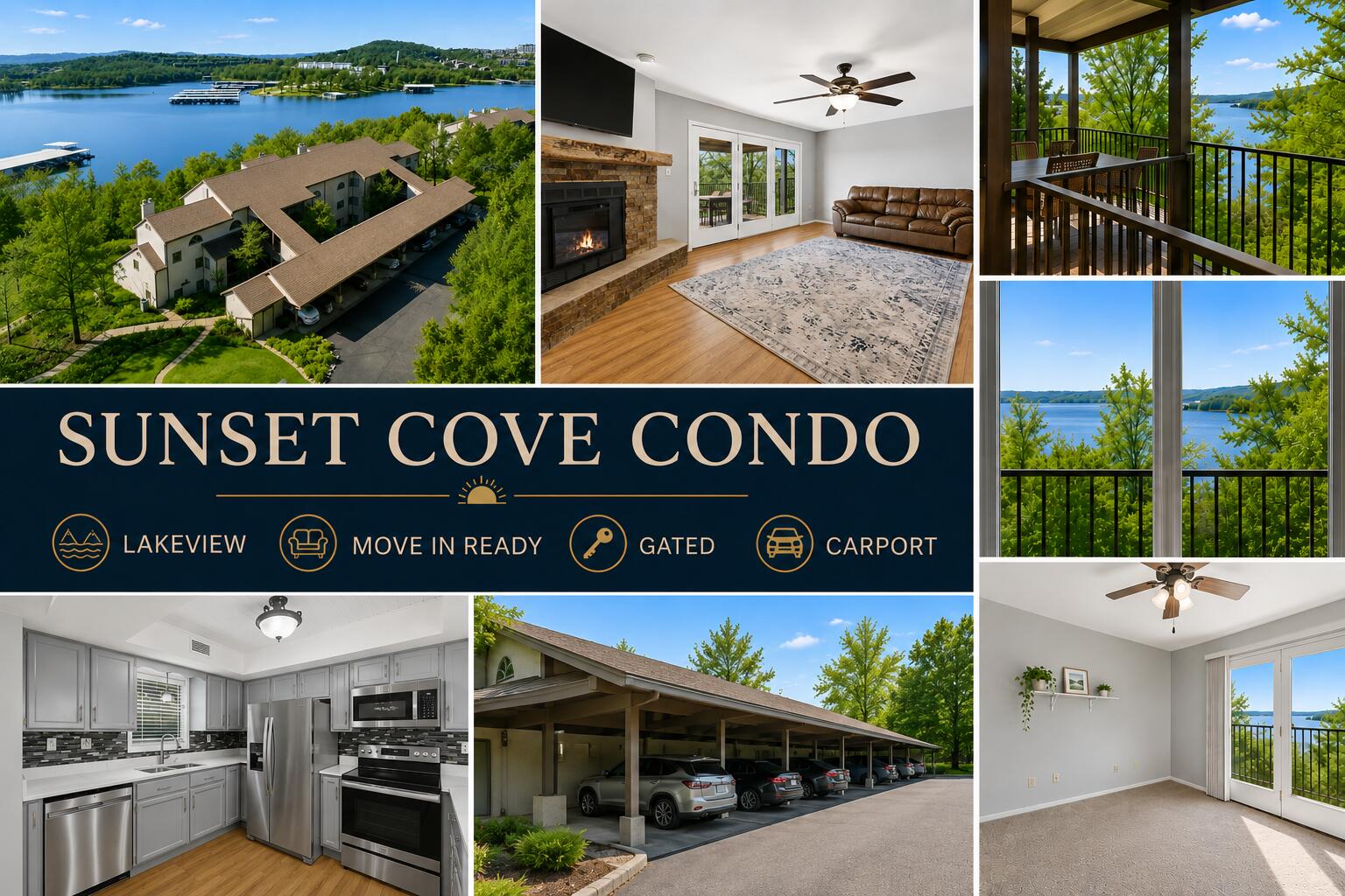 Lakefront Sunset Cove Condo AI